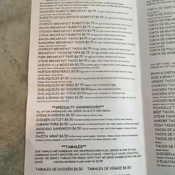 Puebla - Menu 1 - Mexican Near Me - New York, New York