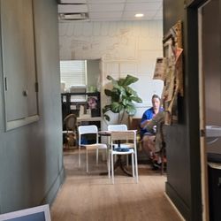 In the back area there is where we were seated for class