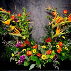 Big Bloomin Design - Sympathy arrangement for a funeral