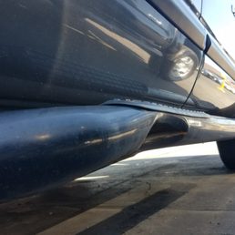Damaged step