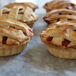 Outrageous Baking - Cherry pies made with OB flour for the crust.