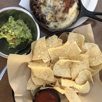 Cocina Madrigal - Trio: chips with salsa, guac, and oaxaca fundido - Tacos Near Me - Phoenix, Arizona
