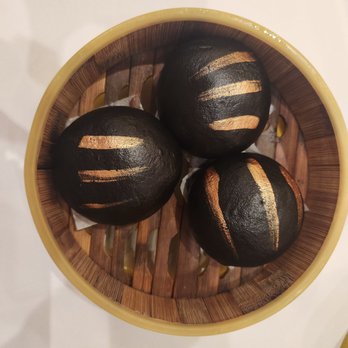 Happy Harbor - Squid ink custard bao - Dim Sum Near Me - Rowland Heights, California