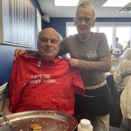 Debbie presented him with his reward!!