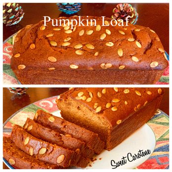 Sweet Carotene - Pumpkin loaf - Desserts Near Me Sweet Carotene - Pumpkin loaf - Desserts Near Me