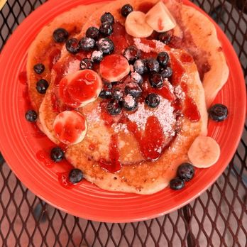 The Flying Biscuit Cafe - Fireworks fruit pancakes - Southern Near Me - Sandy Springs, Georgia The Flying Biscuit Cafe - Fireworks fruit pancakes - Southern Near Me - Sandy Springs, Georgia