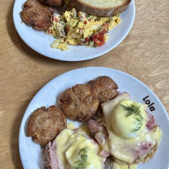 Lola - Greek Scramble, Eggs Benedict - Greek Near Me - Seattle, Washington Lola - Greek Scramble, Eggs Benedict - Greek Near Me - Seattle, Washington