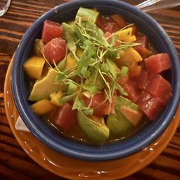 Yellowfin Ceviche w/ mango and avocado