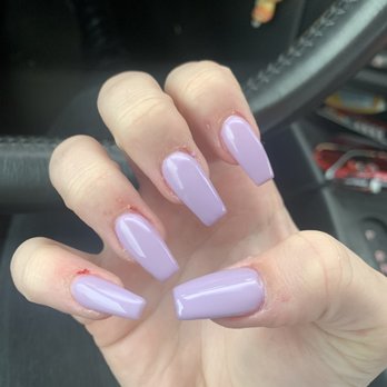 D & D Nails & Spa - Acrylic nail set with my fingers all cut up - Nail Salons Near Me - Puyallup, Washington D & D Nails & Spa - Acrylic nail set with my fingers all cut up - Nail Salons Near Me - Puyallup, Washington