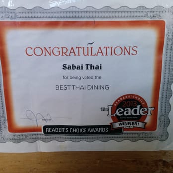 Sabai Thai Restaurant - Thai Near Me - Surrey, British Columbia