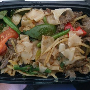 Brown Sugar Cafe - Beef drunken noodles (~$15) - Thai Near Me - Boston, Massachusetts Brown Sugar Cafe - Beef drunken noodles (~$15) - Thai Near Me - Boston, Massachusetts