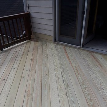 Handy Pro 24/7 - On this project I replaced the deck boards on an upper 2nd story deck. - Handyman Near Me - Atlanta, Georgia Handy Pro 24/7 - On this project I replaced the deck boards on an upper 2nd story deck. - Handyman Near Me - Atlanta, Georgia