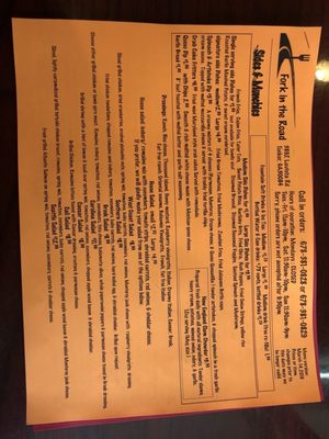 Menu photo 5 Fork In The Road Tucker, GA