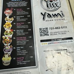 Yami - Menu