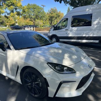 Caliber Collision - Before: I was side swiped and had my reflector light smashed off and some damage to my wheel. - Body Shops Near Me - Roseville, California