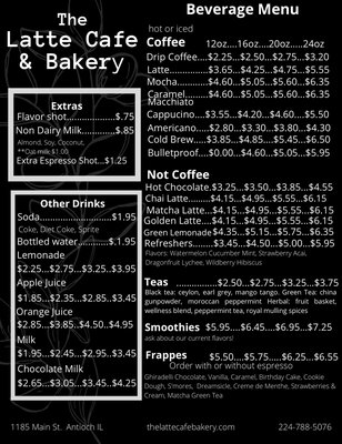 Menu photo 4 The Latte Cafe & Bakery Antioch, IL Menu photo 4 The Latte Cafe & Bakery Antioch, IL