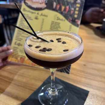 Cubans Be Like Restaurant - Espresso martini made with Cuban coffee. - Cuban Near Me - Fort Myers, Florida Cubans Be Like Restaurant - Espresso martini made with Cuban coffee. - Cuban Near Me - Fort Myers, Florida