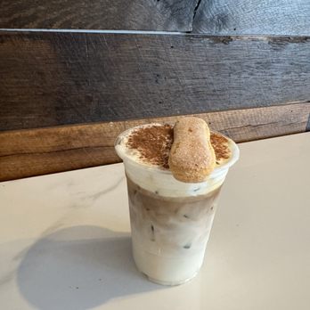 Cafe Ambrosia - Tiramisu latte with oat milk - Coffee & Tea Near Me - New York, New York Cafe Ambrosia - Tiramisu latte with oat milk - Coffee & Tea Near Me - New York, New York