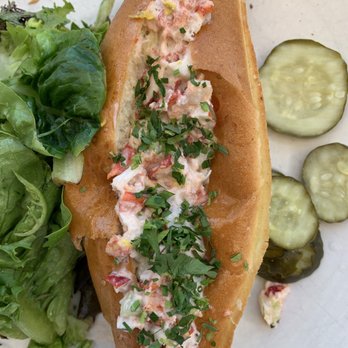The Trident - Lobster roll up close - Seafood Near Me - Sausalito, California The Trident - Lobster roll up close - Seafood Near Me - Sausalito, California