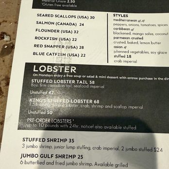 Jimmy's Famous Seafood - Menu - Seafood Near Me - Baltimore, Maryland