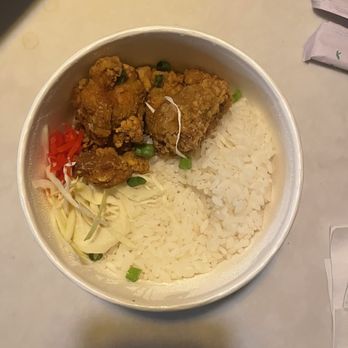 Fukuryu Ramen - a bowl of rice and chicken - Ramen Near Me - Upper Arlington, Ohio