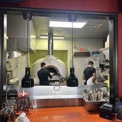 Milan’s Wood Fired Pizza - Big pizza oven