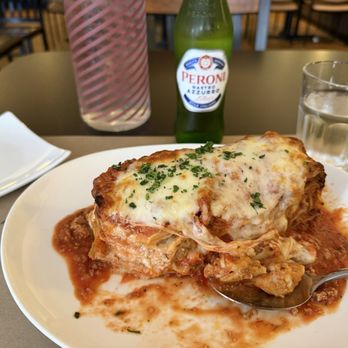 Pazzo Pastaria - Lunch portion of Lasagna was very generous & took home half what was served. Delicious meat sauce while it all melts in your mouth. - Italian Near Me - San Antonio, Texas