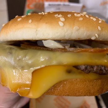 McDonald's - 1/4 burger, topped with thick cut applewood bacon, 2 slices of gouda with mcbacon sauce sandwiched between a sesame seed bun - Fast Food Near Me - Diamond Bar, California