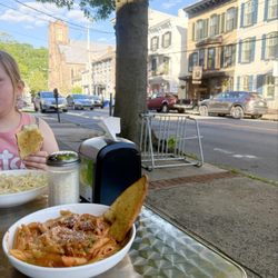 Street view of Café seating
