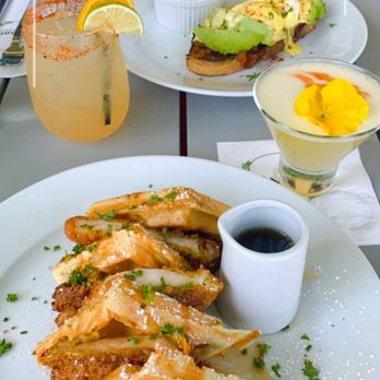 Bloom - Chicken and Waffles Bacon Avocado Bene - American Near Me - Santa Clara, California