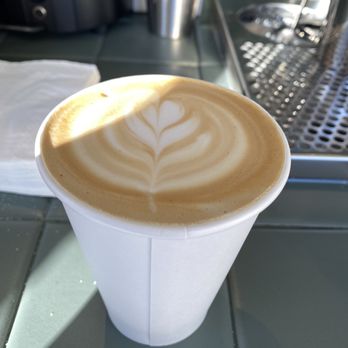 Cafe Parka - a cup of coffee on a table - Cafes Near Me - Mont-Royal, Quebec