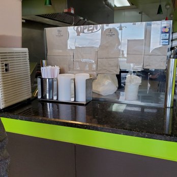 Speedy Burrito - the counter of a fast food restaurant - Mexican Near Me - Tinley Park, Illinois