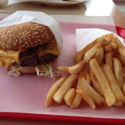 Jim's Burgers - Double cheese & fries