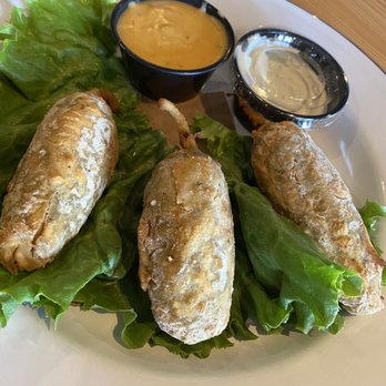 Little Stack Haystack Burgers - Ranchero Chicken Stuffed Jalapeños - Burgers Near Me - Richardson, Texas