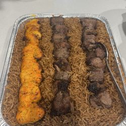 Kabul Kabab House - Combo #Combo 1 (Serves 2) with 2 lamb kebabs + 1 extra chicken kebab (for extra protein!)