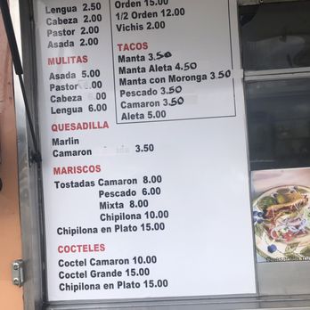 El Yaquesito - Menu - Seafood Near Me - Las Vegas, Nevada