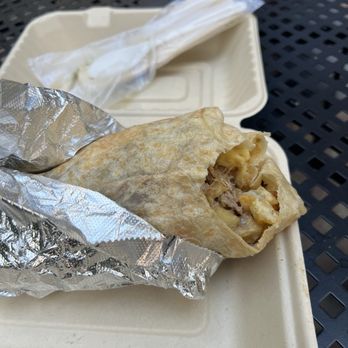 Bbad - Breakfast Burritos All Day - Chile verde pork belly burrito - Breakfast & Brunch Near Me - Pasadena, California