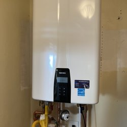 Pure Plumbing Company - Navien Tankless water heaters professionally installed by quality technicians at Pure Plumbing Company