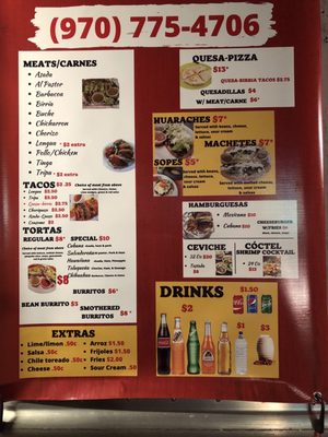 Menu photo 2 El Tacorriendo Greeley, CO Menu photo 2 El Tacorriendo Greeley, CO