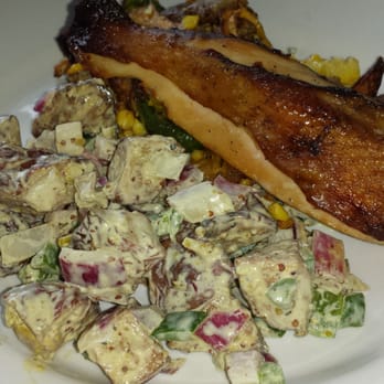 Café Hope - Smoked chicken with veggies and potato salad - Seafood Near Me - Gretna, Louisiana Café Hope - Smoked chicken with veggies and potato salad - Seafood Near Me - Gretna, Louisiana