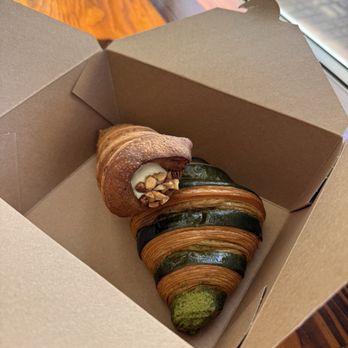Asa Bakery & Cafe - Earl Grey Cannoli and Matcha Croissant - Bakeries Near Me - San Diego, California