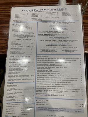 Menu photo 8 Atlanta Fish Market Atlanta, GA Menu photo 8 Atlanta Fish Market Atlanta, GA