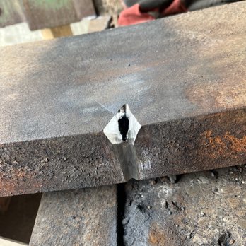 Big B’s Mobile Welding - Crack ground out + 1st root pass. - Metal Fabricators Near Me