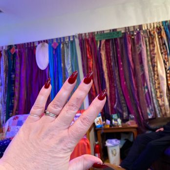 MJ Nails Spa - This is over a week after I had them done. I've been doing lots of arts and crafts and they're holding up great. - Nail Salons Near Me - Henderson, Nevada