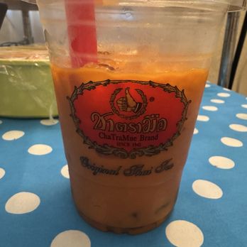 ChaTraMue Original Thai Tea - thai tea with boba - Bubble Tea Near Me - Los Angeles, California