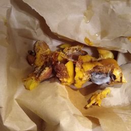 moldy peach pits