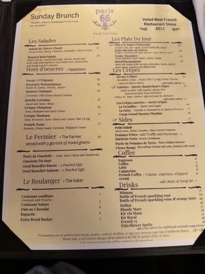 Menu photo 1 Paris 66 Pittsburgh, PA Menu photo 1 Paris 66 Pittsburgh, PA