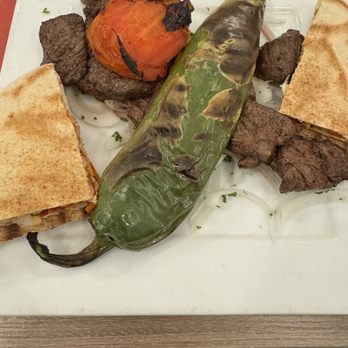 Mediterranean Bistro - Shish Kebab Plate, Armenian Style - Mediterranean Near Me - Porter Ranch, California