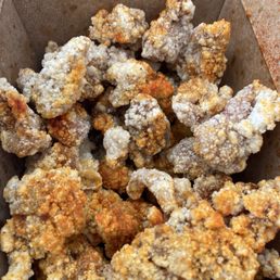 Popcorn Chicken Over Rice