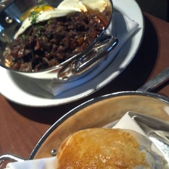 Blue Duck Tavern - Short Rib Hash with Homemade Biscuit - New American Near Me - Washington, DC, District of Columbia